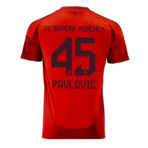 Bayern Munich Aleksandar Pavlovic #45 Domácí Dres 2024-25 Krátký Rukáv